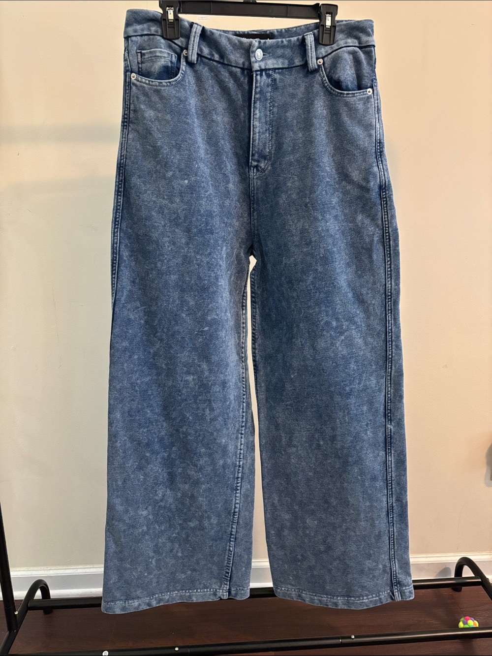 White Birch Black Label Super High Rise Wide-Leg Acid Wash Jeans size 1X